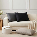 Pude med pude HEERLEN 2 stk. Antracit Polyester