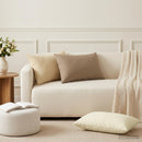 Pude med pude HEERLEN 2 stk. Cremefarvet Polyester