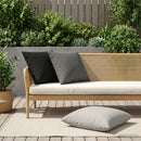Pude med pude HEERLEN 2 stk. Antracit Polyester