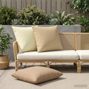 Pude med pude HEERLEN 2 stk. Cremefarvet Polyester