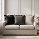 Pude med pude HOUTEN 6 stk. Antracit Polyester