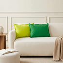 Pude med pude HOUTEN 2 stk. Lys grøn Polyester