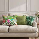 Pude Blad med pude HOUTEN 2 stk. Bladmønster Polyester