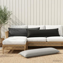 Pude med pude HOUTEN Sort 40 x 145 cm Polyester