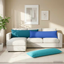 Pude med pude HOUTEN 2 stk. Turkis Polyester