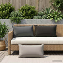 Pude med pude HOUTEN 2 stk. Antracit Polyester