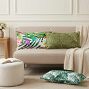 Pude Blad med pude HOUTEN 12 stk. Bladmønster Polyester