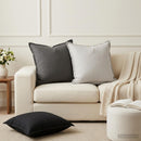 Pude med pude HOUTEN 2 stk. Sort Polyester