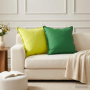 Pude 2 stk. HOUTEN Grøn 60 x 60 cm Polyester