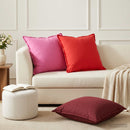 Kastpude 2 stk. HOUTEN Lyserød 60 x 60 cm Polyester