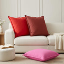 Kastpude 2 stk. HOUTEN Lyserød 65 x 65 cm Polyester