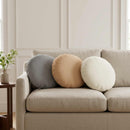 Kastpude 2 stk. HEERLEN Cremefarvet Dia. 40 cm Stof