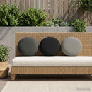 Pude med pude HEERLEN 6 stk. Antracit Polyester