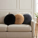 pyntepude 6 stk. HEERLEN Gråbrun Dia. 30 cm PV Fleece