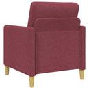 Sofa sæt med opbevaring 2 pcs Vinrød Polyester