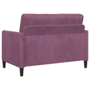 Sofa sæt med opbevaring 2 stk. Lilla Polyester