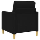 Sofa sæt med opbevaring 2 stk. Sort Polyester