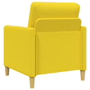 Sofa sæt med opbevaring 2 stk. Lys Gul Polyester