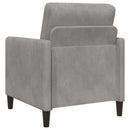 Sofa sæt med opbevaring 2 stk. Lysegrå Polyester