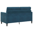 Sofa sæt med opbevaring 2 stk. Blå Polyester