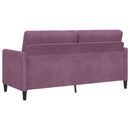 Sofa sæt med opbevaring 2 stk. Lilla Polyester