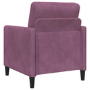 Sofa sæt med opbevaring 2 stk. Lilla Polyester