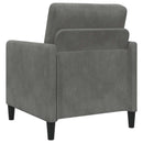 Sofa sæt med opbevaring 2 stk. Mørkegrå Polyester