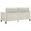 Sofa sæt med opbevaring 2 stk. Cremefarvet Polyester