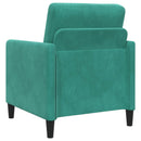 Sofa sæt med opbevaring 2 stk. Turkis Polyester