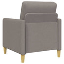 Sofa sæt med opbevaring 2 stk. Gråbrun Polyester