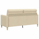 Sofa sæt med opbevaring 2 stk. Cremefarvet Polyester