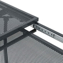 Udvidelig Mesh Spisebord Antracit 212 x 90 x 76 cm Stål