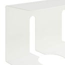 Under bordkablehåndteringstrå 2 stk. Hvid 43 x 12 x 10 cm Stål
