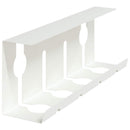Under bordkablehåndteringstrå 2 stk. Hvid 43 x 10 x 15 cm Stål