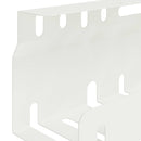 Under bordkablehåndteringstrå 2 stk. Hvid 43 x 9 x 11 cm Stål