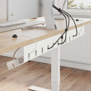 Under bordkablehåndteringstrå 2 stk. Hvid 44 x 11,5 x 13,5 cm