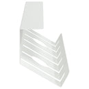 Under bordkablehåndteringstrå 2 stk. Hvid 44 x 11,5 x 13,5 cm