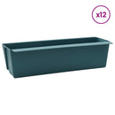 Blomsterkasser til Euro-paletter 12 pcs Grøn 36 x 13,5 x 9,5 cm