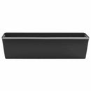 Blomsterkasser til Euro-paletter 12 pcs Sort 36 x 13,5 x 9,5 cm