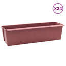 Blomsterkasser til Euro-paletter 24 pcs Brun 36 x 13,5 x 9,5 cm