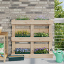 Blomsterkasser til Euro-paletter 24 pcs Grøn 36 x 13,5 x 9,5 cm