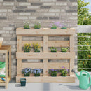 Blomsterkasser til Euro-paletter 24 pcs Grøn 13,5 x 9 x 9,5 cm