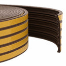 Selvklebende vindues tætningsbånd Brun 9 x 4 mm 50 m EPDM-skum