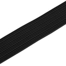 Selvklebende vindues tætningsbånd Sort 15 x 8 mm 50 m EPDM-skum