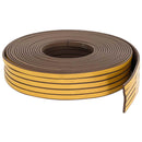 Selvklebende vindues tætningsbånd Brun 8 x 3 mm 12 m EPDM-skum