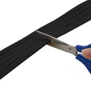 Selvklebende vindues tætningsbånd Sort 10 x 4 mm 50 m EPDM-skum