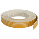 Selvklebende vindues tætningsbånd Hvid 10 x 6 mm 50 m EPDM-skum