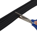 Selvklebende vindues tætningsbånd Sort 10 x 6 mm 12 m EPDM-skum