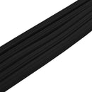 Selvklebende vindues tætningsbånd Sort 10 x 6 mm 100 m