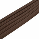 Selvklebende vindues tætningsbånd Brun 10 x 6 mm 12 m EPDM-skum